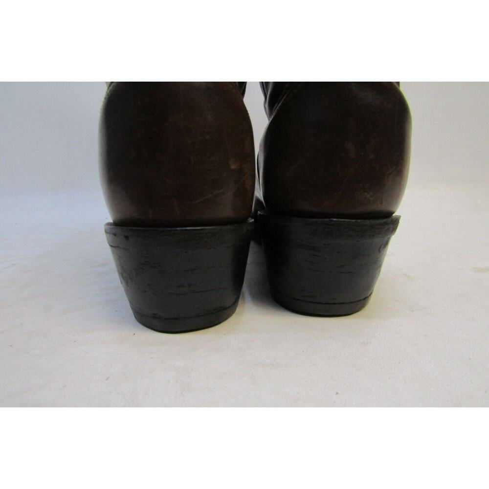 Ariat Mens Size 10.5 D Brown Leather Cowboy Western Boots - Picture 8 of 11